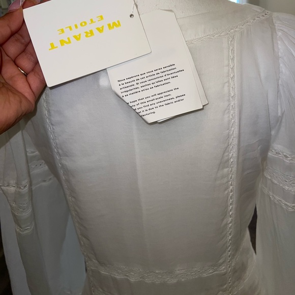 Isabel Marant Etoile Melia Dress in White - Picture 15 of 15